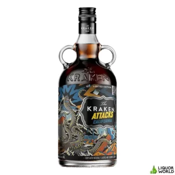 Kraken Attacks California Limited Edition 94 Proof 47% ABV Black Spiced Rum 750mL