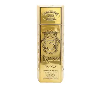 3 Kilos Gold Bar Dutch Vodka 1Lt