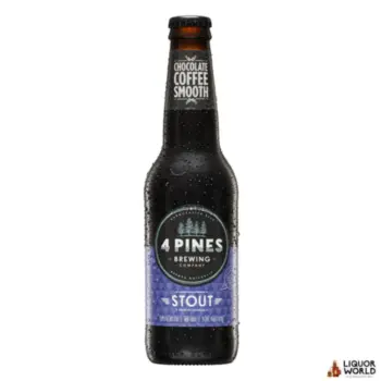 4 Pines Nitro Stout Craft Beer Bottle 330ml (24 Pack)