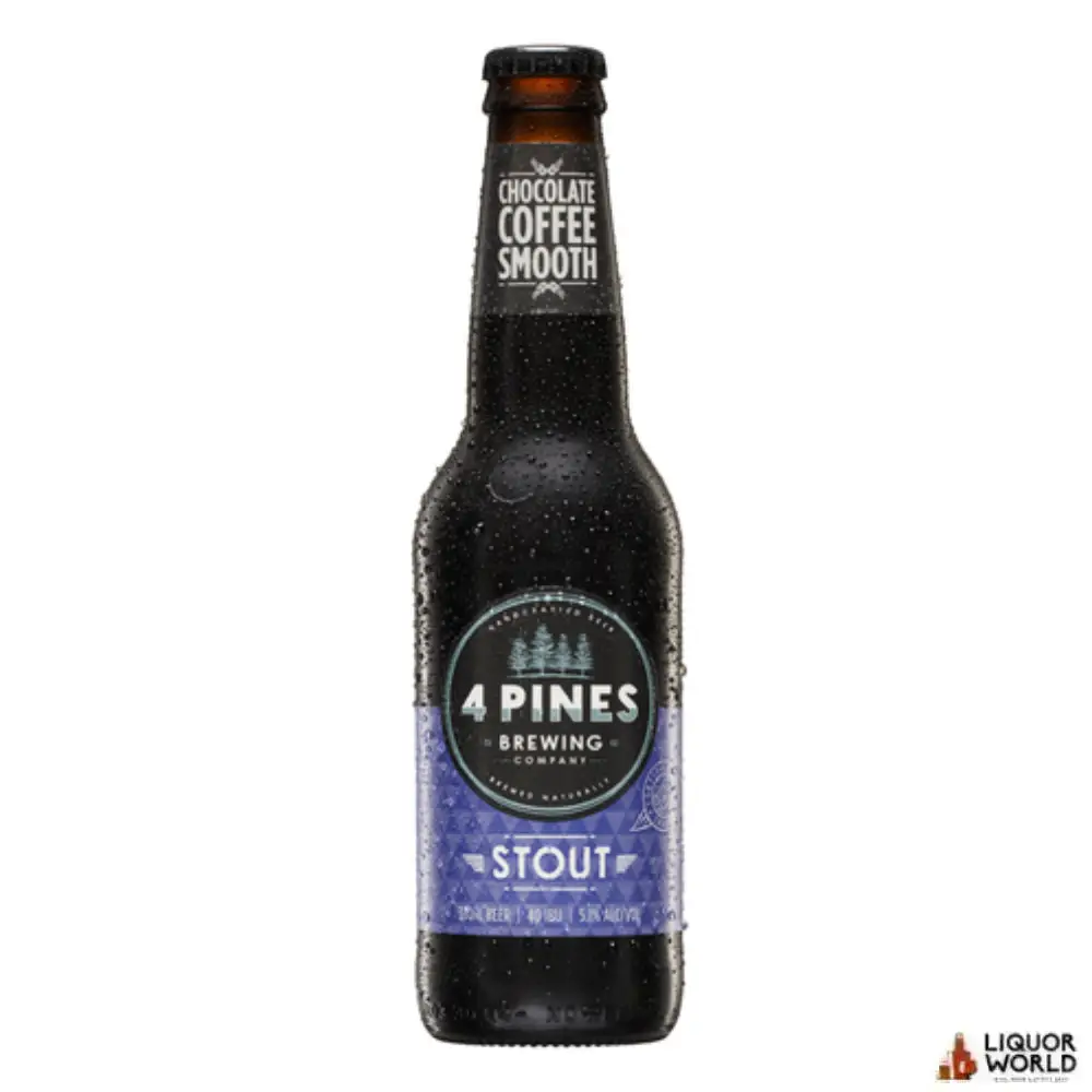 4 Pines Nitro Stout Craft Beer Bottle 330ml (24 Pack) 4 Pines Nitro Stout Craft Beer Bottle 330ml (24 Pack)