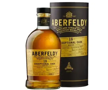 Aberfeldy Exceptional Cask Series 18 Year Old Sherry Finish Cask Strength Single Malt Scotch Whisky 700mL