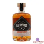 Backwood Single Malt Whisky Batch 10 Ex Chardonnay Cask Smoked Red 500mL
