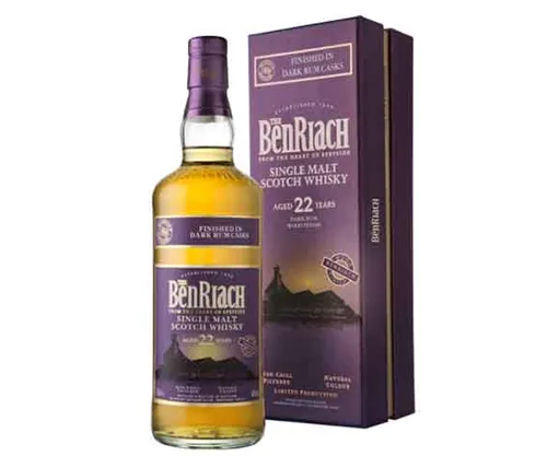 Benriach-22-Year-Dark-Rum-Wood-Finish-Single-Malt-Scotch-Whisky-700ml-1.webp