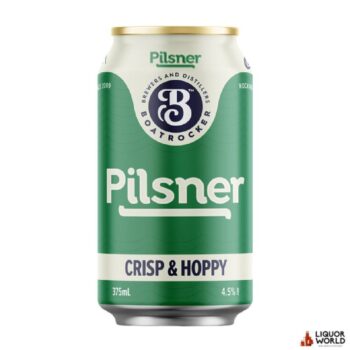Boatrocker Pilsner Craft Beer Cans 375ml (24 Pack)