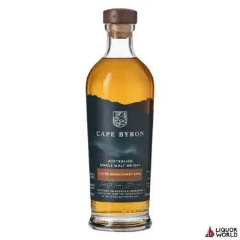 Cape Byron Peated Chardonnay Cask Single Malt Whisky 700ml