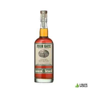 Four Gate Split Stave By Kelvin French Oak Finish Limited Release Barrel Proof Straight Rye Whiskey 750mL