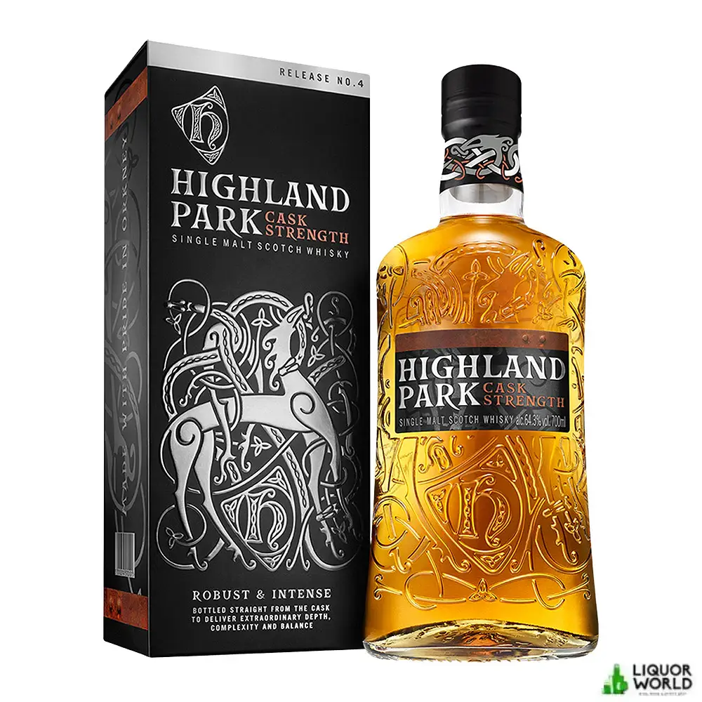Highland Park Cask Strength Release No. 4 Single Malt Scotch Whisky 700mL