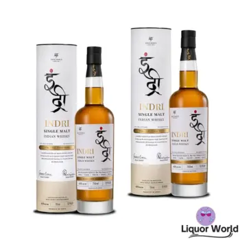 INDRI Single Malt Indian Whisky 700ml X 2 - "AWARD WINNER"