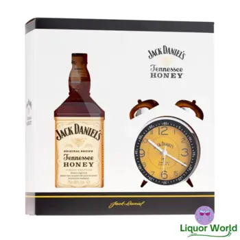 Jack Daniel's Tennessee Honey Flavoured Whiskey + Alarm Clock Gift Pack 700mL