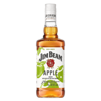 Jim Beam Kentucky Straight Apple Infused Bourbon Liqueur Whiskey 1L