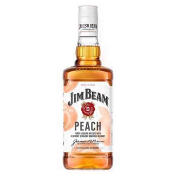 Jim Beam Kentucky Straight Peach Infused Bourbon Liqueur 700mL