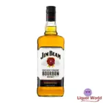 Jim Beam White Label Kentucky Bourbon Whiskey 1.125L