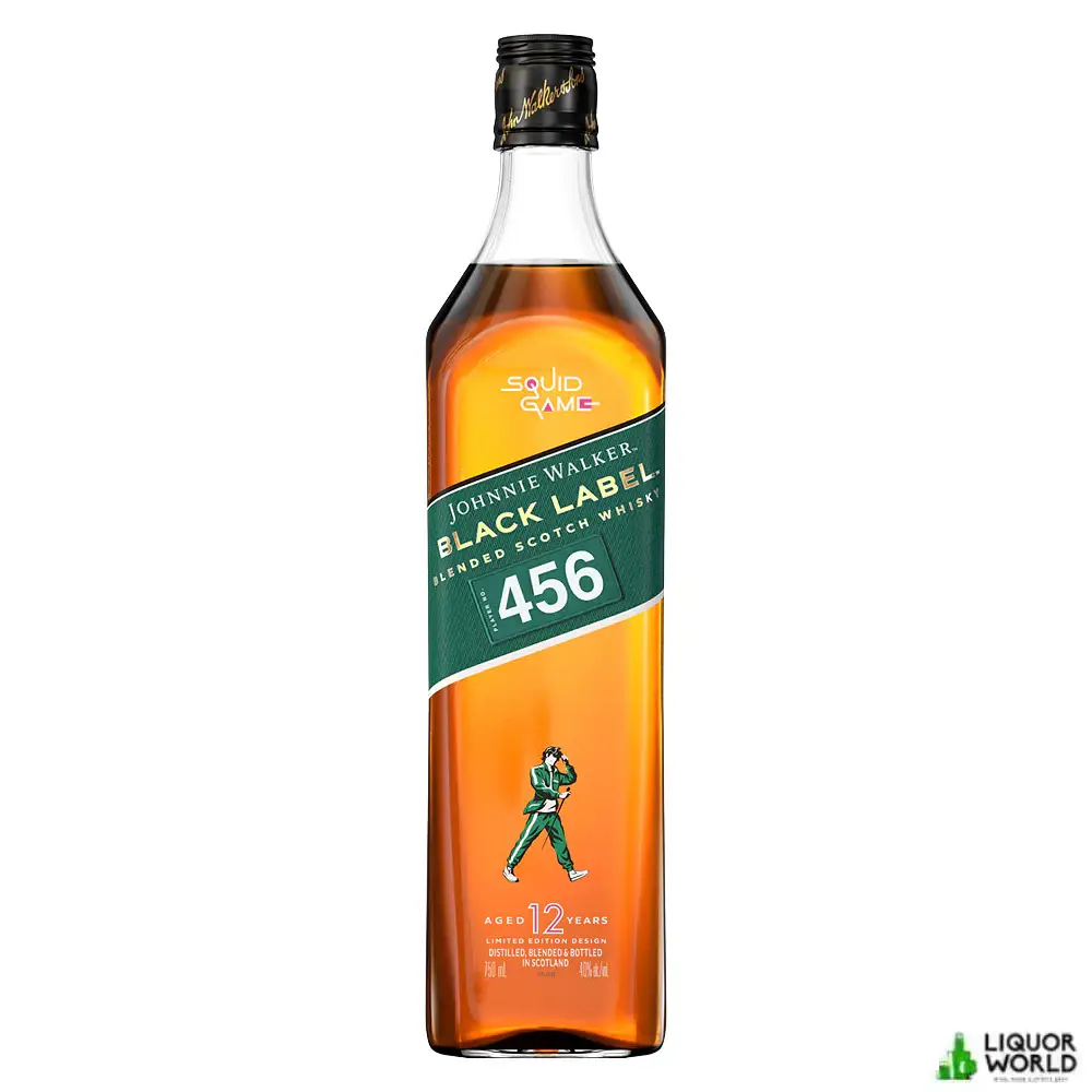 Johnnie Walker 12 Year Old Black Label Squid Game Limited Edition Blended Scotch Whisky 750mL Johnnie Walker 12 Year Old Black Label Squid Game Limited Edition Blended Scotch Whisky 750mL