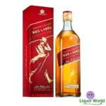 Johnnie Walker Red Label With Gift Box Blended Scotch Whisky 1L
