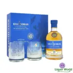 Kilchoman Machir Bay + 2 Tumblers Gift Pack Islay Single Malt Scotch Whisky 700mL