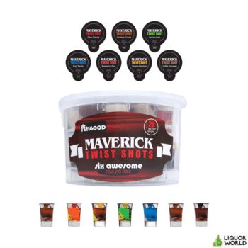 Maverick Twist Shots Bucket Liqueur 28 x 25mL Shots