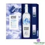 Mont Blanc Premium French Vodka & 2 Glasses Gift Pack 700ml