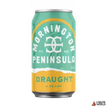 Mornington Draught Lager Beer Cans 375ml (24 Pack)
