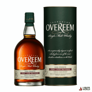 Overeem Port Cask Matured Cask Strength Single Malt Australian Whisky 700ml