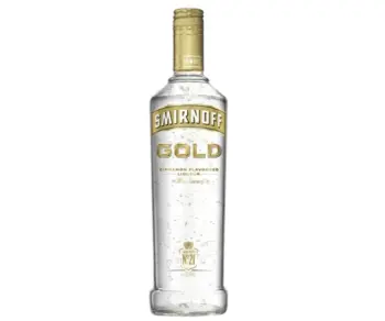 Smirnoff Gold Cinnamon Flavoured Liqueur Vodka With Gold Leaf 1000ml