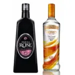 SmirnOff Wild Honey Vodka & Tequila Rose Strawberry Liqueur - 2 Bottles