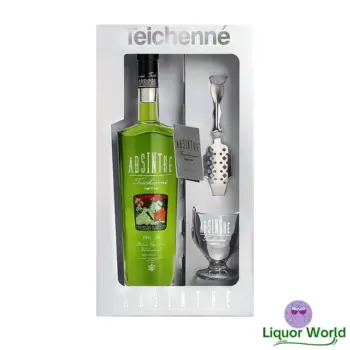 Teichenne 70% Green Absinthe + Glass Gift Set 500mL