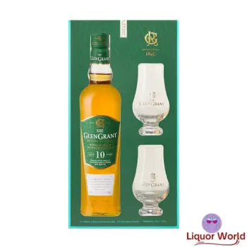 The Glen Grant 10 Year Old Single Malt Scotch Whisky with Gift Box 700ml