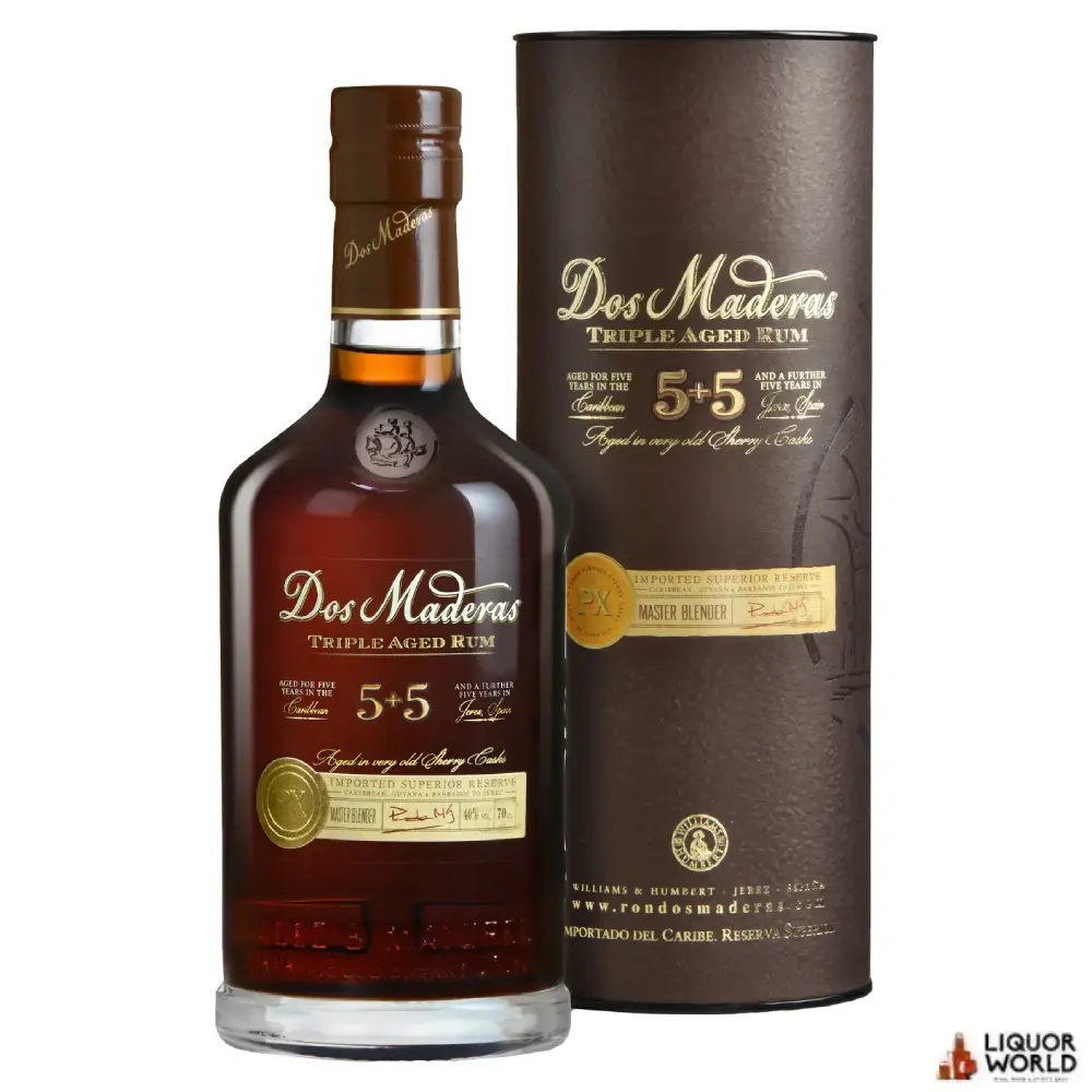 Dos Maderas 5+5 Year Old PX Rum 700ml Dos Maderas 5+5 Year Old PX Rum 700ml