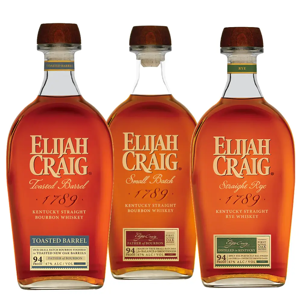 Elijah Craig Bourbon Whiskey Bundle (3 x 700mL) Elijah Craig Bourbon Whiskey Bundle (3 x 700mL)