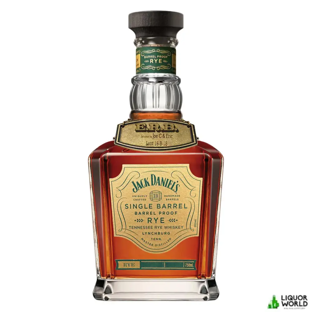 Jack Daniels 8 Year Old Single Barrel Barrel Proof Rye Joe. C Barrel Pick 64.25% Tennessee Rye Whiskey 750mL Jack Daniels 8 Year Old Single Barrel Barrel Proof Rye Joe. C Barrel Pick 64.25% Tennessee Rye Whiskey 750mL